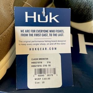 Brand New!!!  Huk slide ons. Size 10. Never worn. I ordered the wrong size.